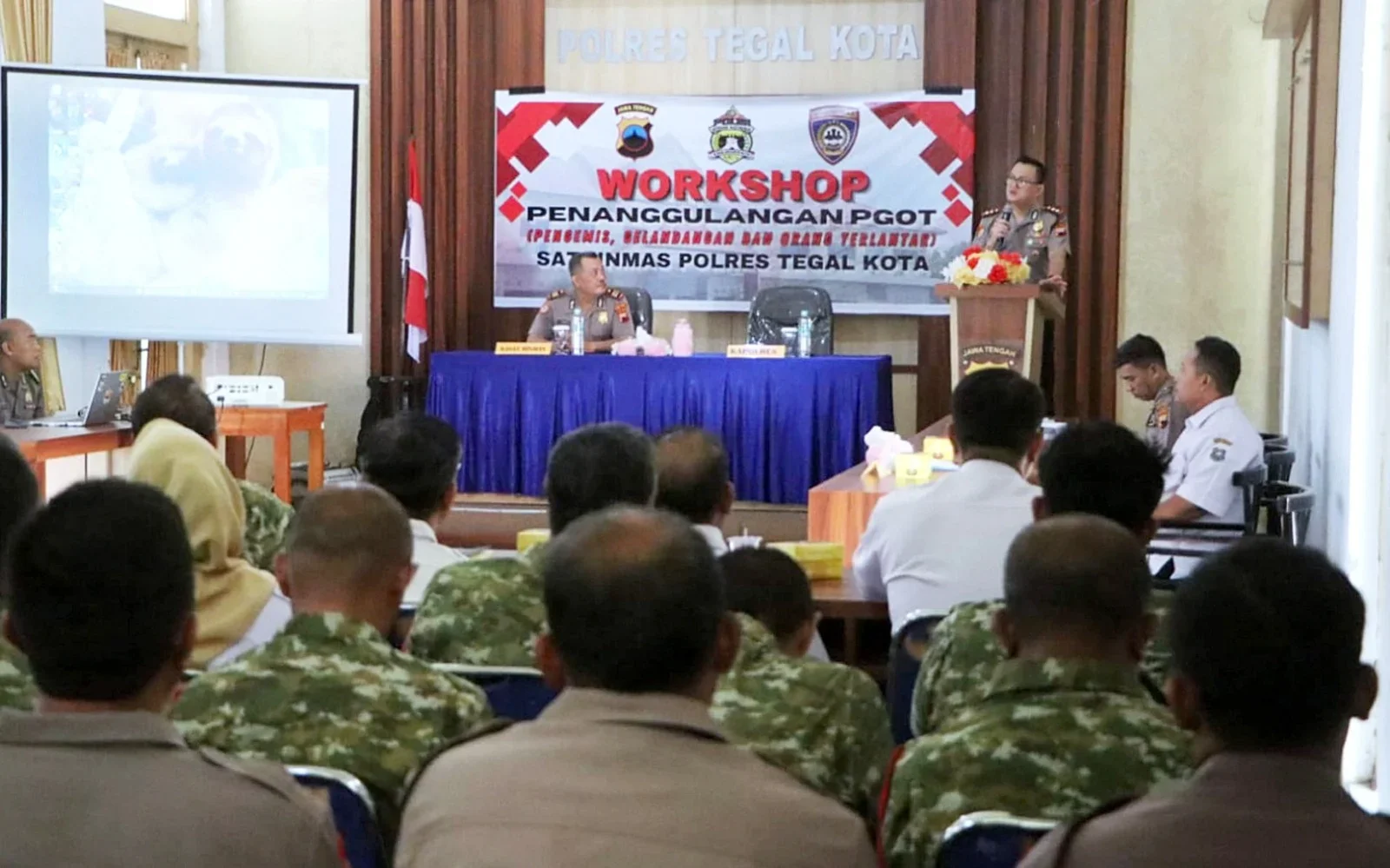 Rawan Serangan Fisik, Polres Tegal Kota Soroti Penanganan PGOT
