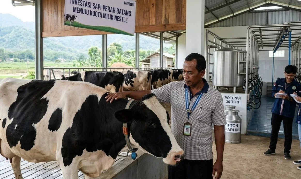 Kebutuhan Susu Segar ke PT Nestle Tinggi, Pemkab Batang Buka Peluang Investasi Peternakan Sapi Perah