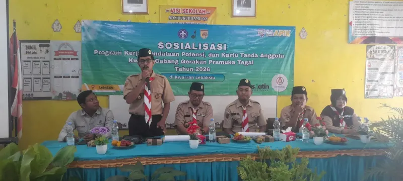 Gandeng AyoPramuka Kwarnas, Kwarcab Tegal Sosialisasi Program dan KTA Nasional
