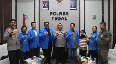 Bidik Pemuda, KNPI Bersama Polres Tegal Siapkan Lomba Mural dan Kreativitas Digital