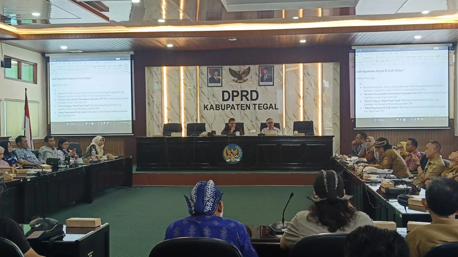 DPRD Kabupaten Tegal Terima Audiensi NAAT, Minta Perubahan Perda Hari Jadi Kabupaten Tegal