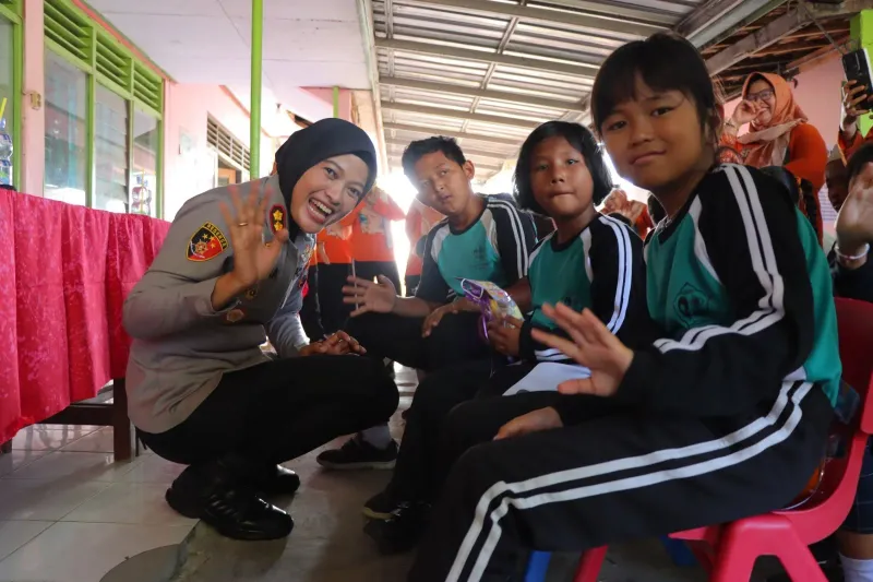 Sambangi SLB Swadaya ABC, Kapolres Kendal Beri Semangat 150 Siswa Disabilitas