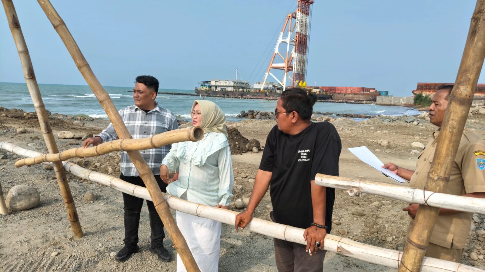 Proyek Breakwater Belum Berizin, Komisi III DPRD Kabupaten Tegal Minta Dihentikan Sementara