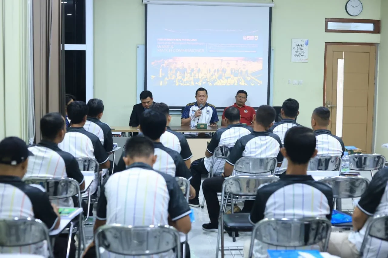 Jadi Pionir di Jateng, PSSI Pemalang Gelar Workshop Wasit dan Match Com