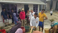 Sumber Air Kering di Muncanglarang, Gerindra Tegal Gercep Bantu Air Bersih