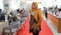 MPP Tegal Jadi Catwalk Dadakan, Parade Batik Meriahkan Hari Batik Nasional
