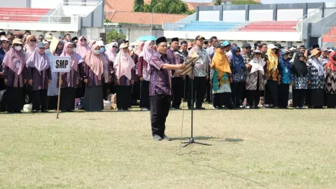 Cegah Perundungan, Ribuan Insan Pendidikan Pemalang Teken Pakta Integritas