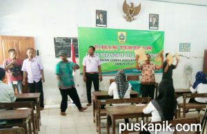 Tes Tertulis Serempak,  4 Desa Di Kecamatan Comal Kondusif