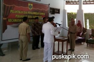 Gelegar Dilantik Sebagai Kadus II Wonokromo