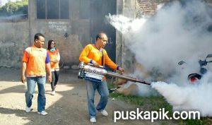 PERINDO Pekalongan Giat Fogging Rumah Warga.