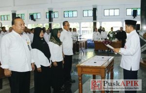 247 ASN Dilantik Pejabat Struktural Dan Fungsional Baru