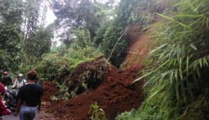 Tebing Longsor, Jalur Wisata Dieng Banjarnegara Ditutup Sementara