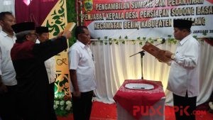 Pagi Ini, Pjs Kades Sodong Basari Dilantik