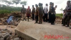 Bendung Glasing Jebol, Ratusan Hektare Sawah Terancam Puso