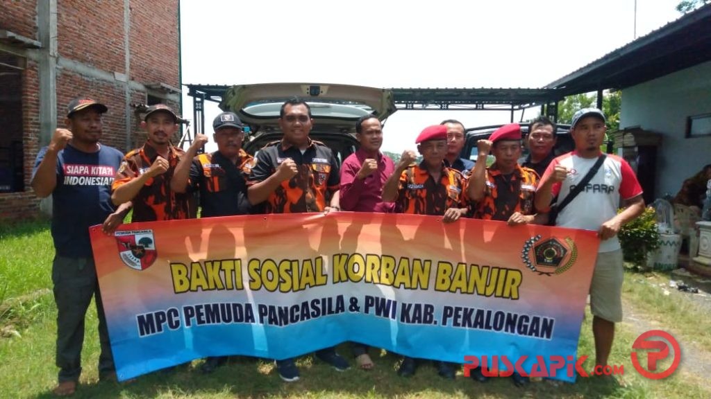 MPC PP dan PWI Pekalongan Salurkan Bantuan untuk Korban Banjir