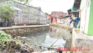 Pascabanjir, Bupati Batang Bersih-Bersih Sungai Gendingan