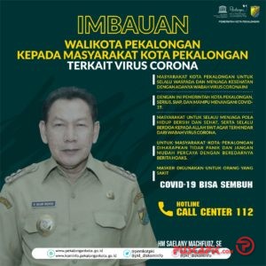 Walikota Pekalongan: Jangan Panik Berlebihan Hadapi Corona