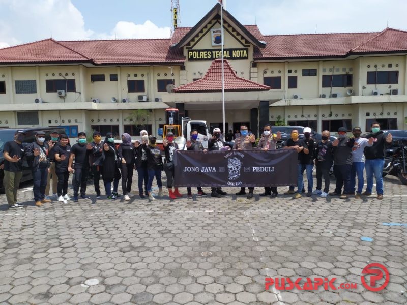 Cegah Corona, Bikers JJHD Tegal Raya Bhakti Sosial