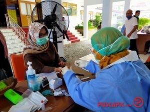 Seluruh Anggota DPRD Kabupaten Pekalongan, Di-rapid Test Covid-19