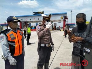 Antisipasi Pemudik, Pemeriksaan di Gerbang Tol Tegal Diperketat