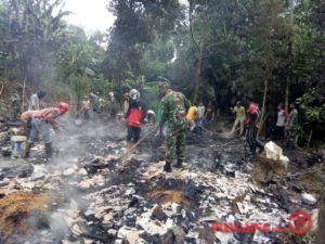 Kebakaran di Belik, Pemalang, 2 Rumah Warga Ludes