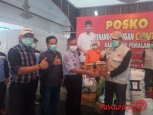 Disnaker, Pengusaha dan Pekerja Pemalang Bantu APD