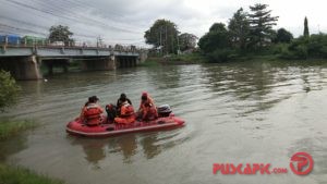 Cek-cok dengan Istri, Terpeleset, Tenggelam di Sungai