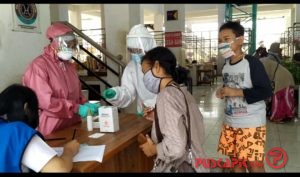 Dinkes Kota Tegal Gelar Rapid Test Massal di Pasar Tradisional