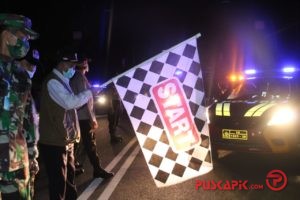 Bupati Pemalang Angkat Bendera Start Pemberlakuan Jam Malam