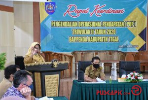 Hingga Triwulan Kedua 2020, PAD Kabupaten Tegal Turun 2,12%