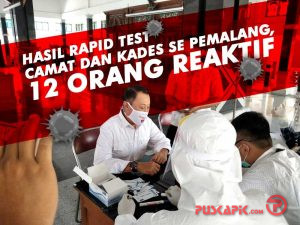 12 Kades dan ASN di Pemalang Reaktif Rapit Test Covid-19