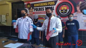 Polres Tegal Bekuk 4 Pengedar Uang Palsu