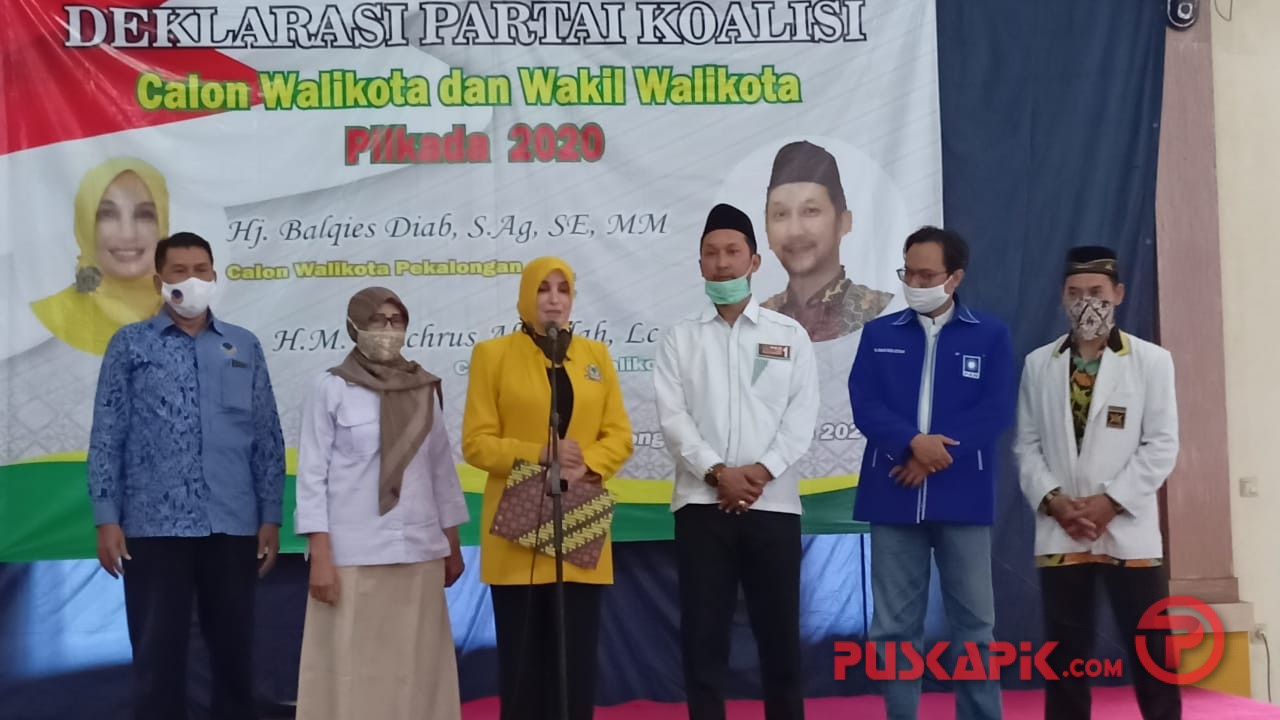 Diusung Enam Partai, Balgis-Machrus Resmi Maju Pilkada Kota Pekalongan