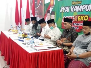 Silaturahmi dengan Puluhan Kiai Kampung, Agus-Eko Sinkronisasi Ulama dan Umaro