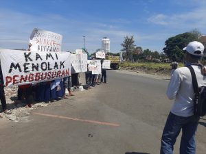 Tuntut Kejelasan Relokasi, PKL Eks Taman Poci Tegal Demo