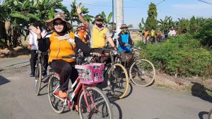 Gowes Polsek Petarukan, Kampanyekan Protokol Kesehatan