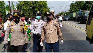 Wakil Walikota Tegal Gelar Razia Masker di Jalur Pantura