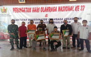 Haornas, Empat Tokoh Olahraga Kabupaten Pekalongan Raih Penghargaan