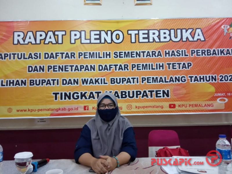 DPT Ditetapkan, Pemilih Pilkada Pemalang Minus 3.000 Orang