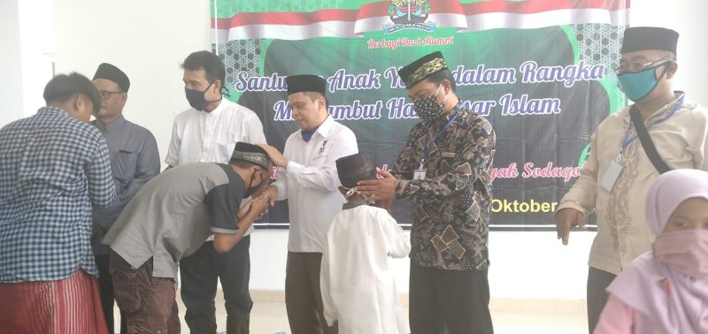 Jelang Mubes, Ika Smanco Pemalang Santuni Anak Yatim