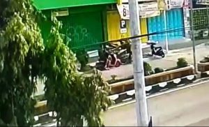 Lagi, Maling Motor di Jalan Jensud Pemalang, Terekam CCTV