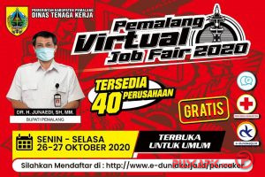 Disnaker Pemalang Gelar Job Fair Virtual dengan Ribuan Lowongan