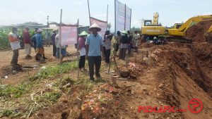 Protes Galian C, Warga Surajaya Pemalang Bikin Makam di Lokasi Tambang