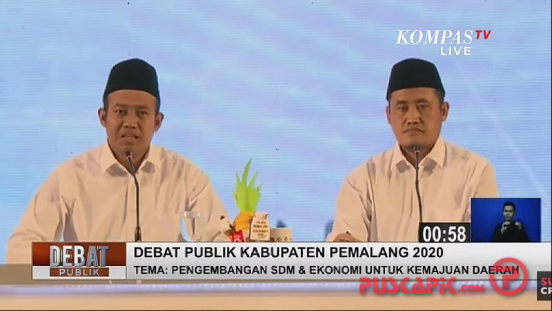 Debat Pilkada Pemalang, Agung-Mansur Ingin Tingkatkan Pendidikan Agama