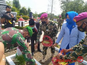 HUT-75 Korps Marinir, Brigjen TNI (Mar) Nur Alamsyah Ziarah di TMP Pemalang