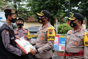 Polres Pekalongan Kembali Salurkan 11 Ton Beras dari Mabes Polri