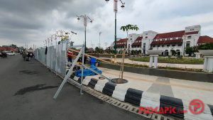 Cegah Klaster Covid-19, Taman Pancasila Tegal Ditutup Sementara