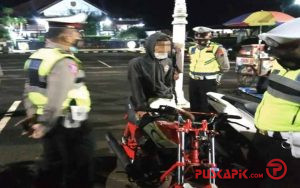 Gelar Disiplin Protokol Kesehatan, Polisi Pekalongan Amankan Sepeda Motor Protolan