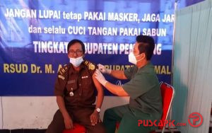 Seluruh Pegawai Kejari Pemalang Divaksinasi Covid-19 Hari ini