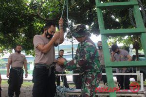 Seru! Begini Latihan Bersama Prajurit Kodim 0711 dan Polres Pemalang